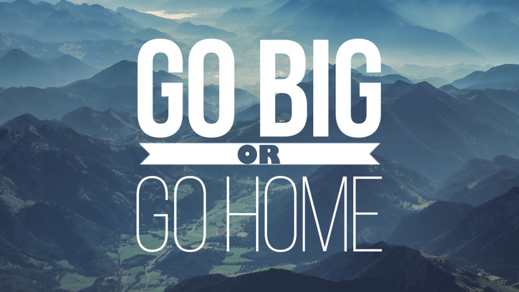 下一个时代的创业：Go Big or Go Home